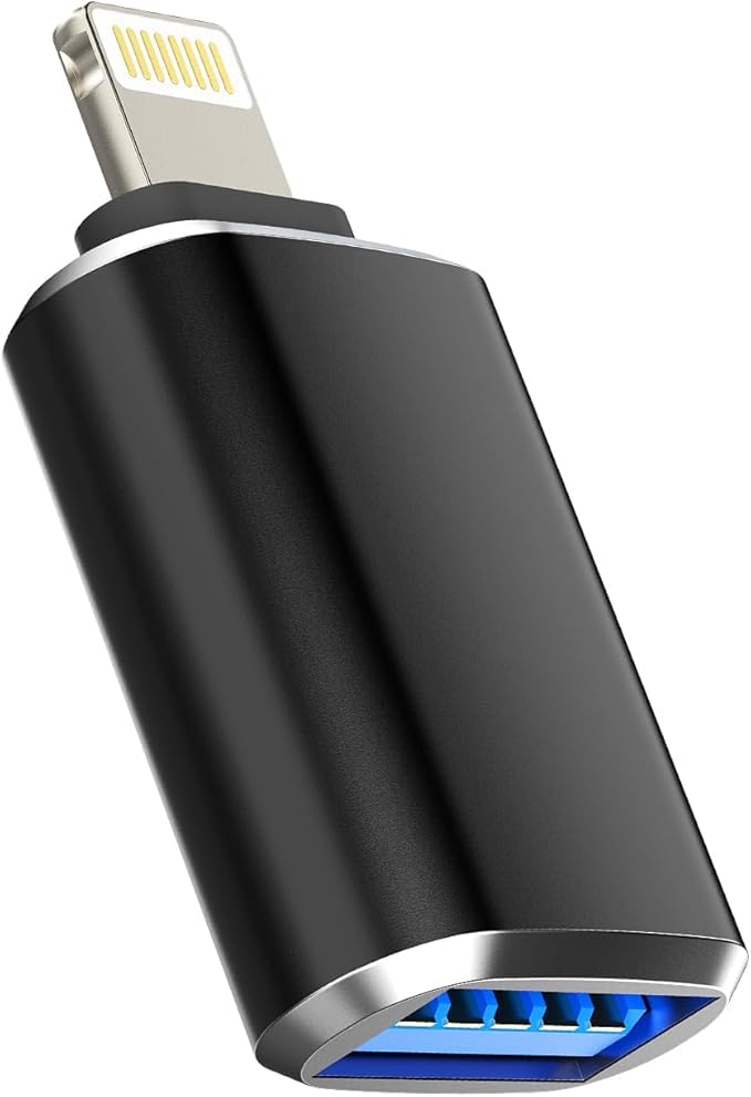 Lightng to USB Dongle Adapter for iPhone OTG Mfi 14 13 11 12 Pro Max Mini XR S8 7 6 Plus for iPad Air Flash Memory Card Reader Keyboard Mouse U MIDI Disk