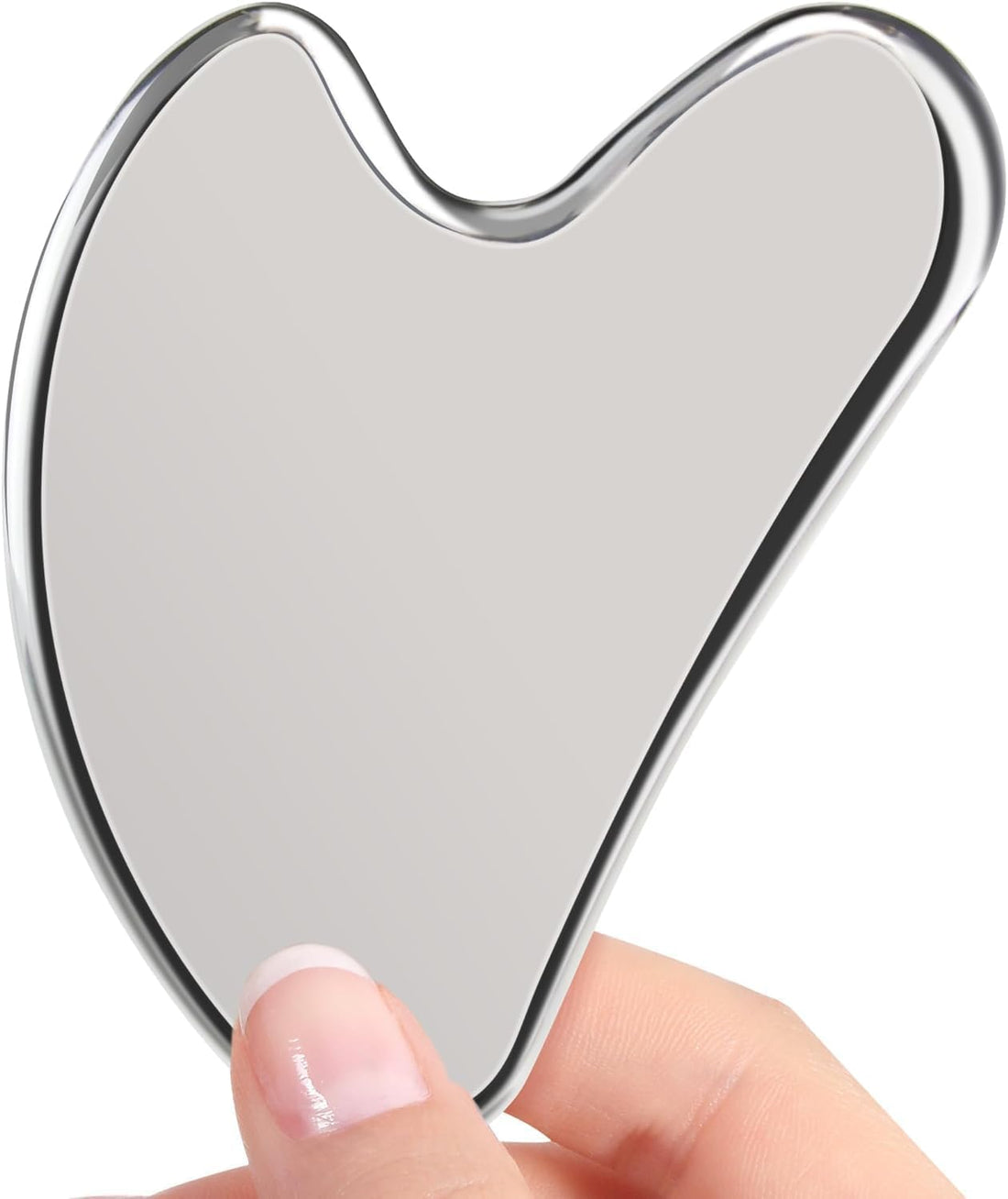 Gua Sha Face Massage Tool | 110 gram | Facial Tools Metal Gua Sha | Tighten Skin Care Tools | Beauty Tool For Body Eyes Neck Massager (Heart Shape)
