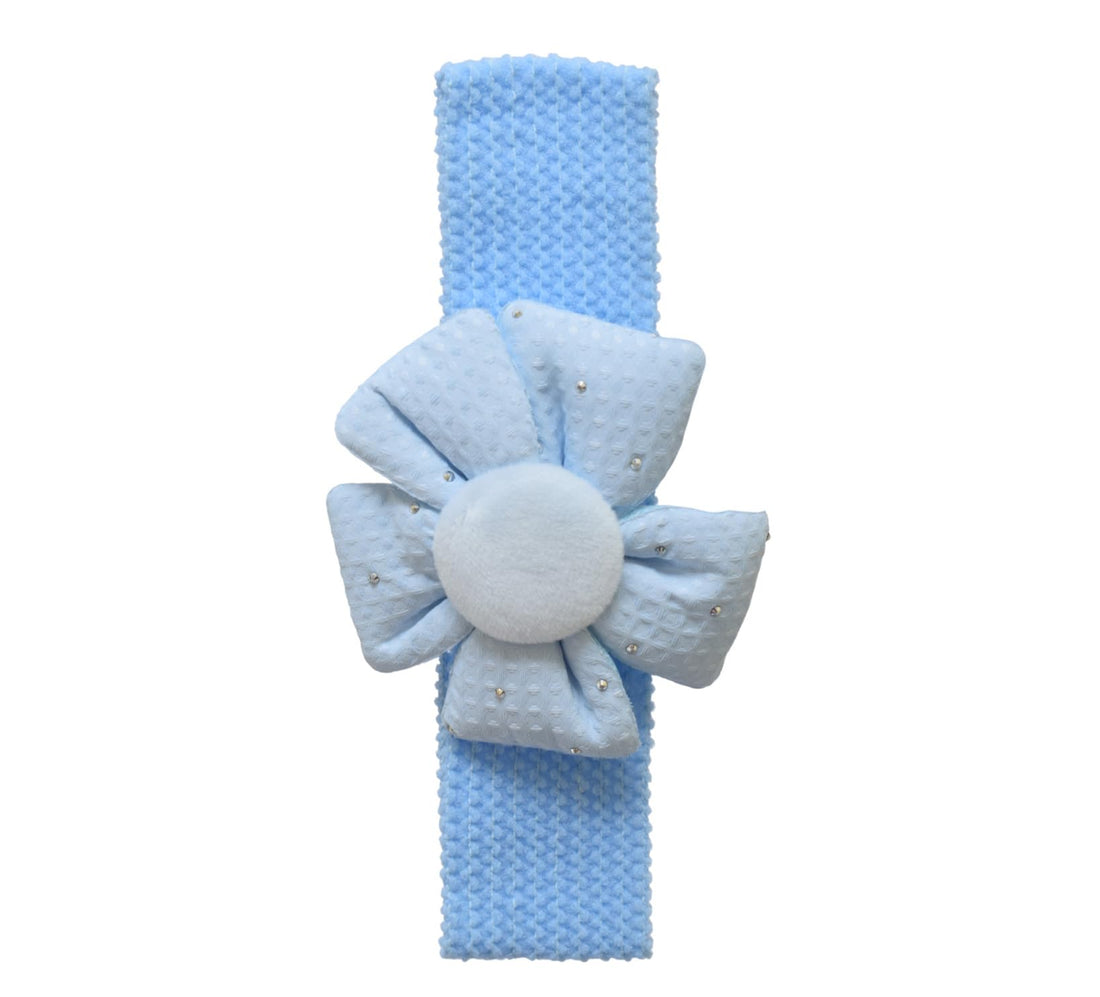 Daphne Girls' Rose Hairband - Light Blue