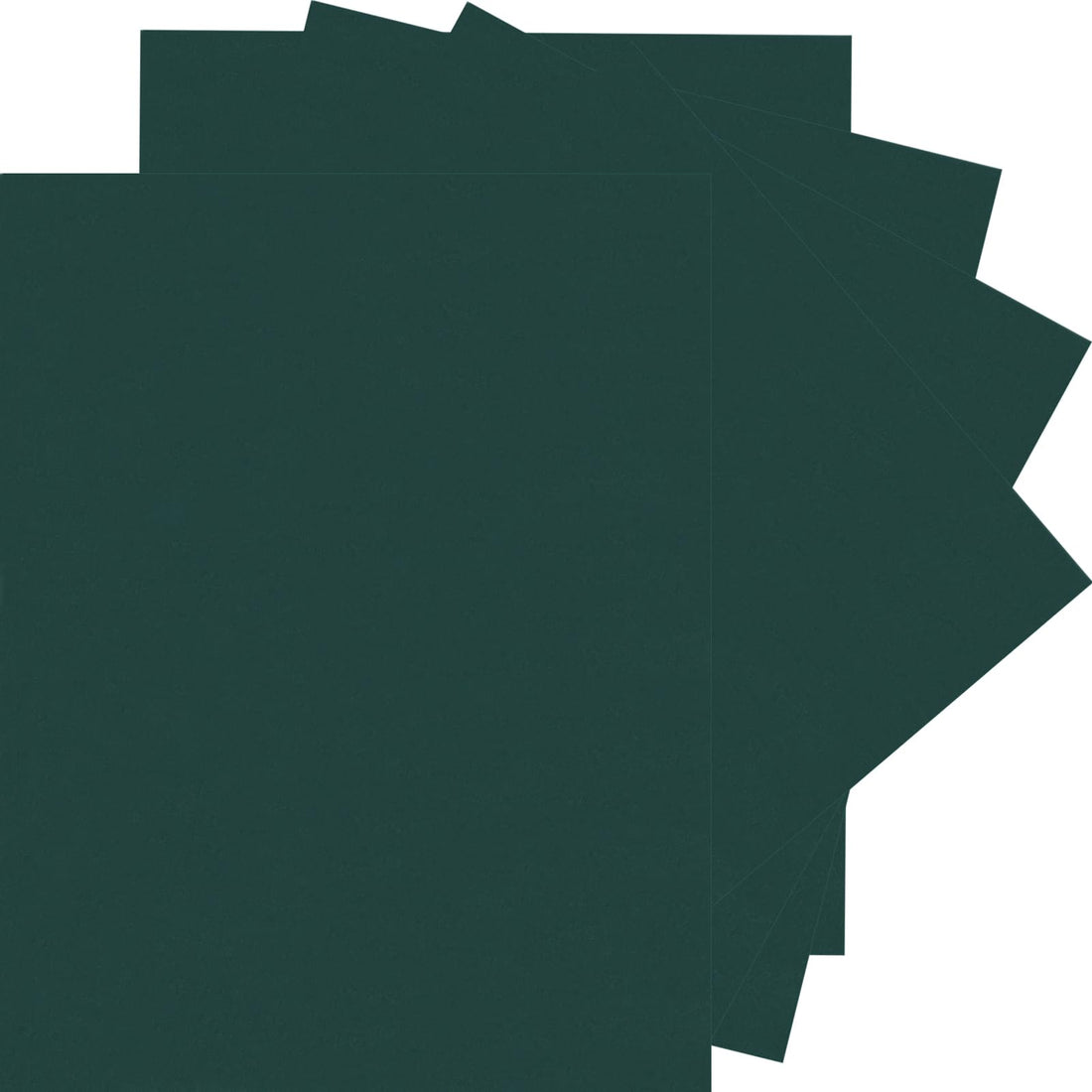 25 Sheets Green Cardstock Paper 8.5 x 11 inches, 250 GSM/92 lb Thick Card Stock Paper for DIY Cards, Scrapbook Cardboard Papers for Crafts (Dark Green)