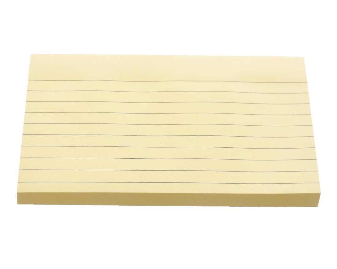 Elmaayergy A50_PL Lined Sticky Note 6 * 4 Contains 100 Sheet With Durable Material, Suitable For School And Home