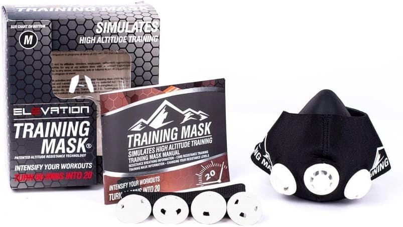 Elite Elevation Training Mask for Endurance and Strength – Pro Mask to Simulate Training at Heights and Train Like a Champion