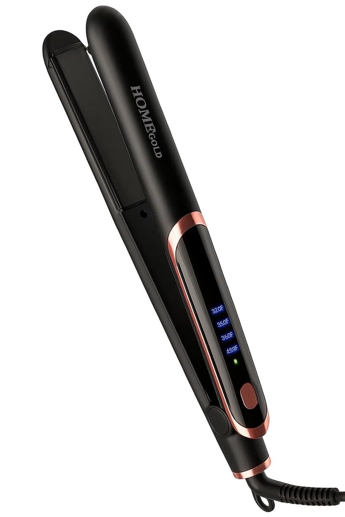 Salon Quality Hair Straightener & Styler Perfect for Curly and Straight Hair, 30 Seconds Fast Heat Up HG-219