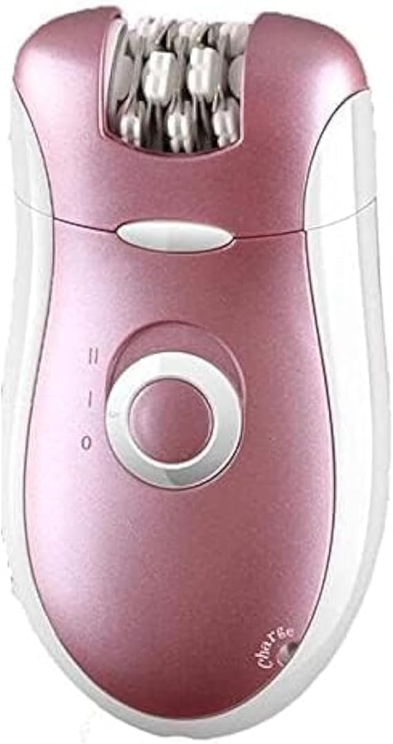 KM 2068 Epilator for Women 2 in 1 - Pink, Not Water Resistant, Includes Two Heads (Tweezer Head)