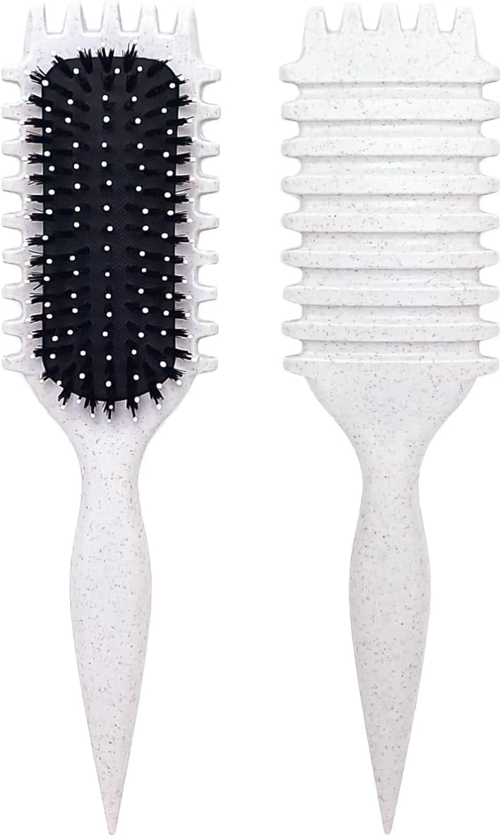 Alice Curly Hair Brush Styling-Bright Gray