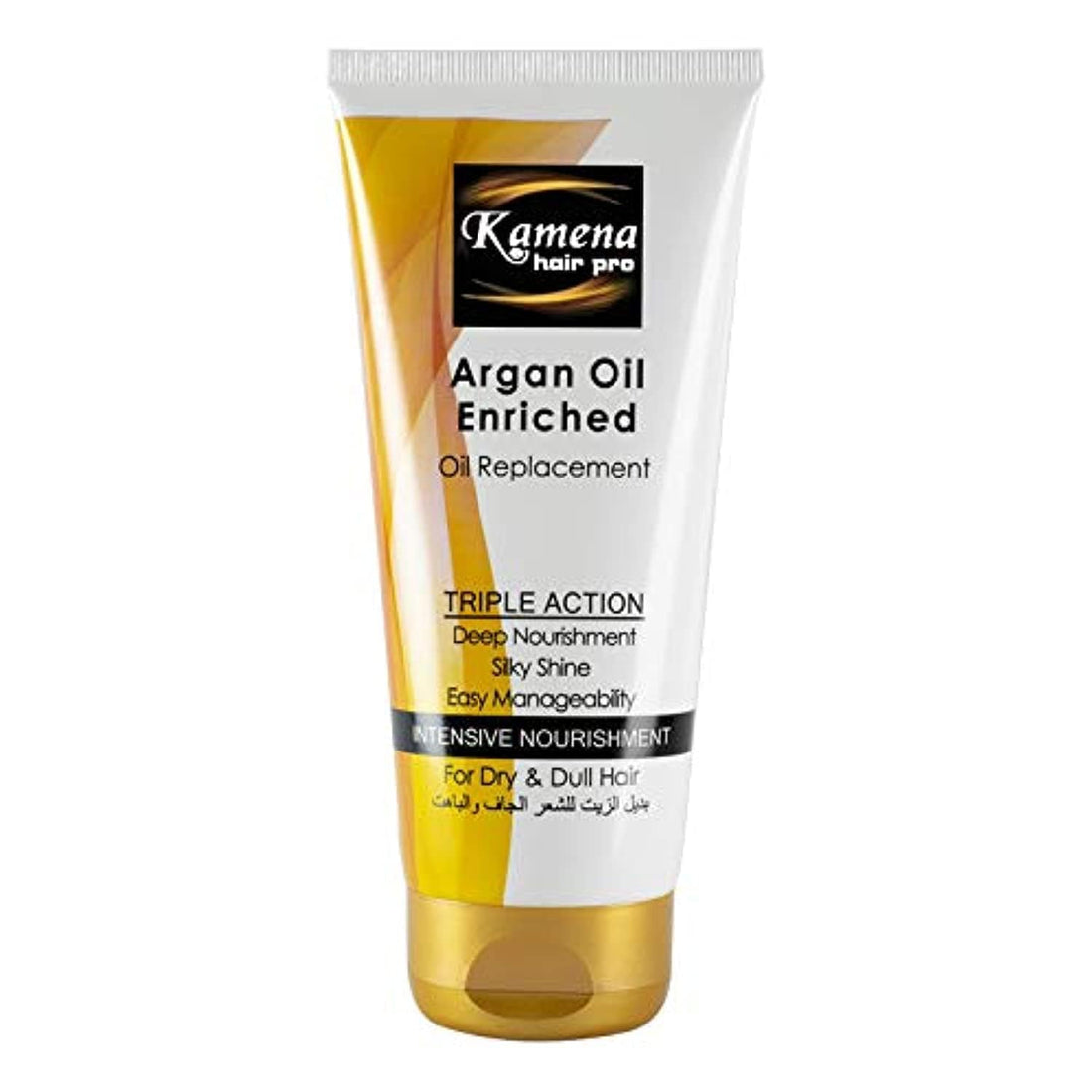 Kamena hair pro argan enriched oil replacement for dry and dull hair - 200 ml
