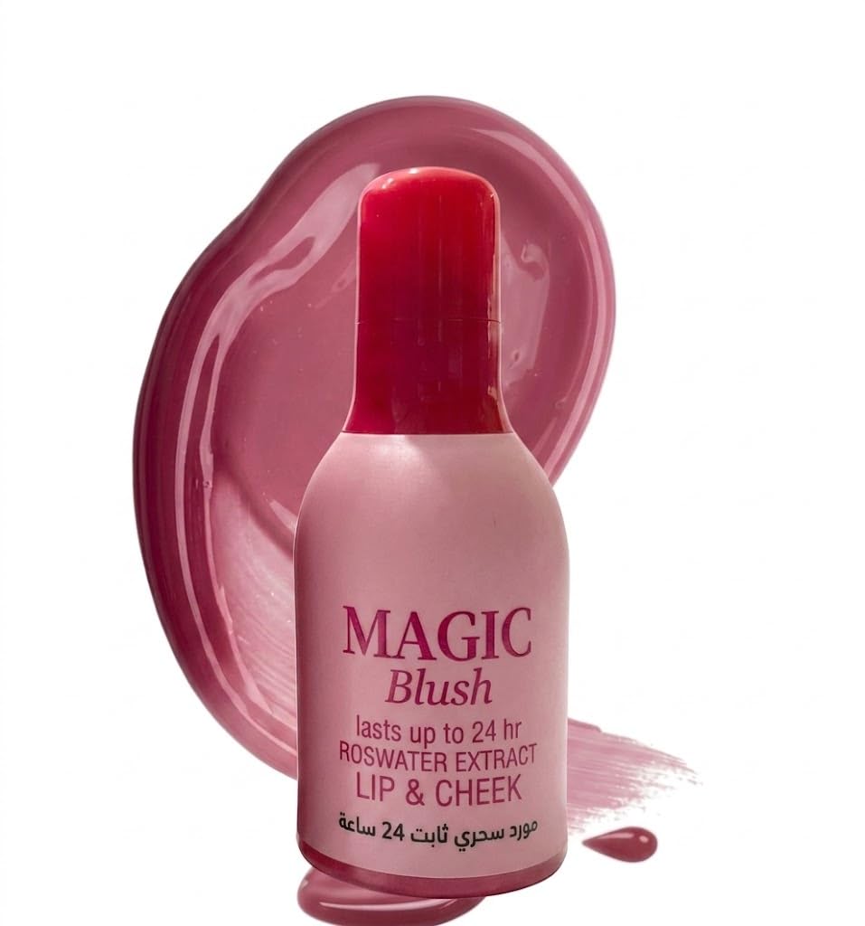 2 IN 1 lip and cheeks MAGIC BLUS- Tint Dream Blush - Nourishes & Repairs Skin, Long Lasting, Water Based Formula For a Seamless Creamy Matte Finish-STAY -24 H- 50ml
