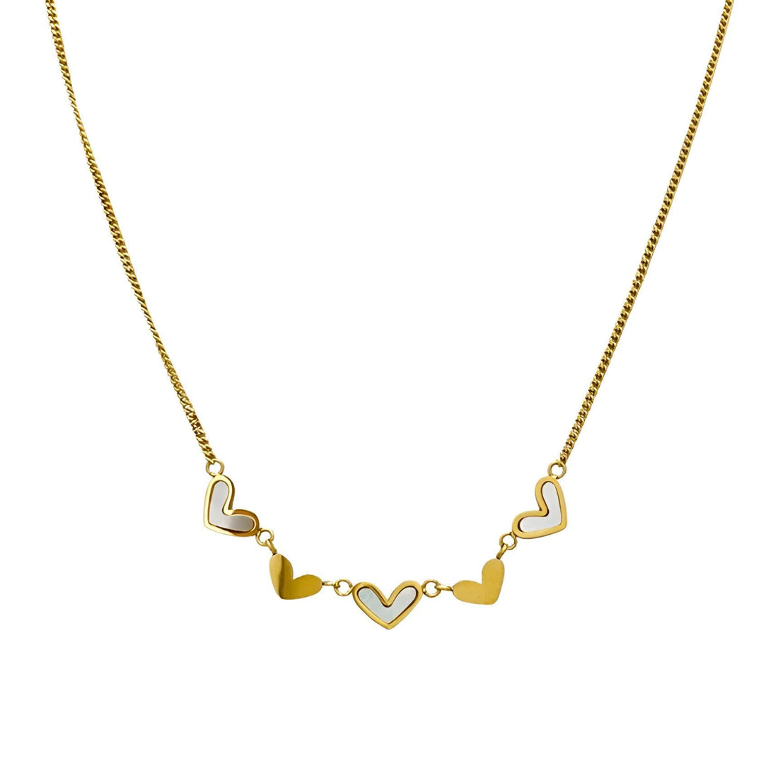 Choker - Cute Plated Necklace with Purple Secret Isabella Shell Heart, Ideal Birthday Gift for Women, Classy and Elegant Jewelry Piece