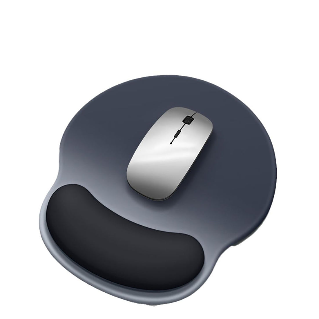 fashion mania Ergonomic Mouse Pad with Wrist Rest Support, Mouse Pad with Comfortable Gel Wrist and Non-Slip PU Base for Pain Relief Typing, Gaming and Working
