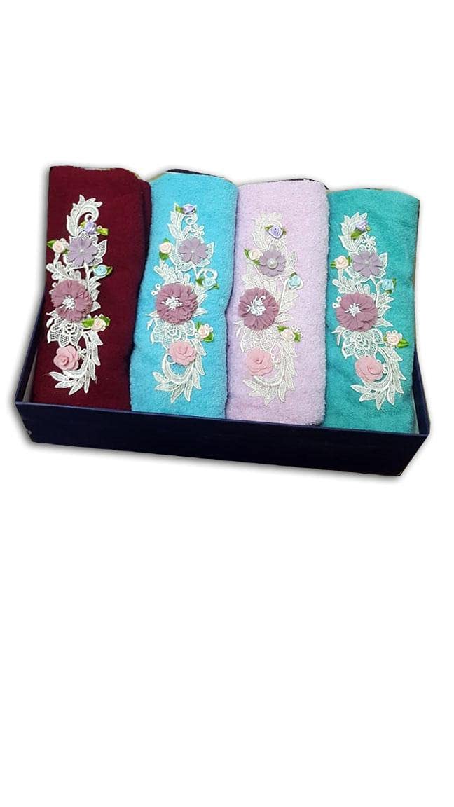 Tigers Trade Lines cotton towel set 4 pieces , 2725619601292