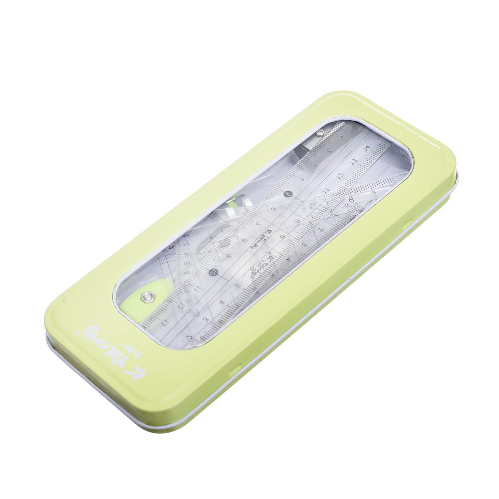 Elmaayergy YL-26_YL211902-2 Geometric Tool Set Of 7 Pieces With Durable Material, Suitable For School And Home