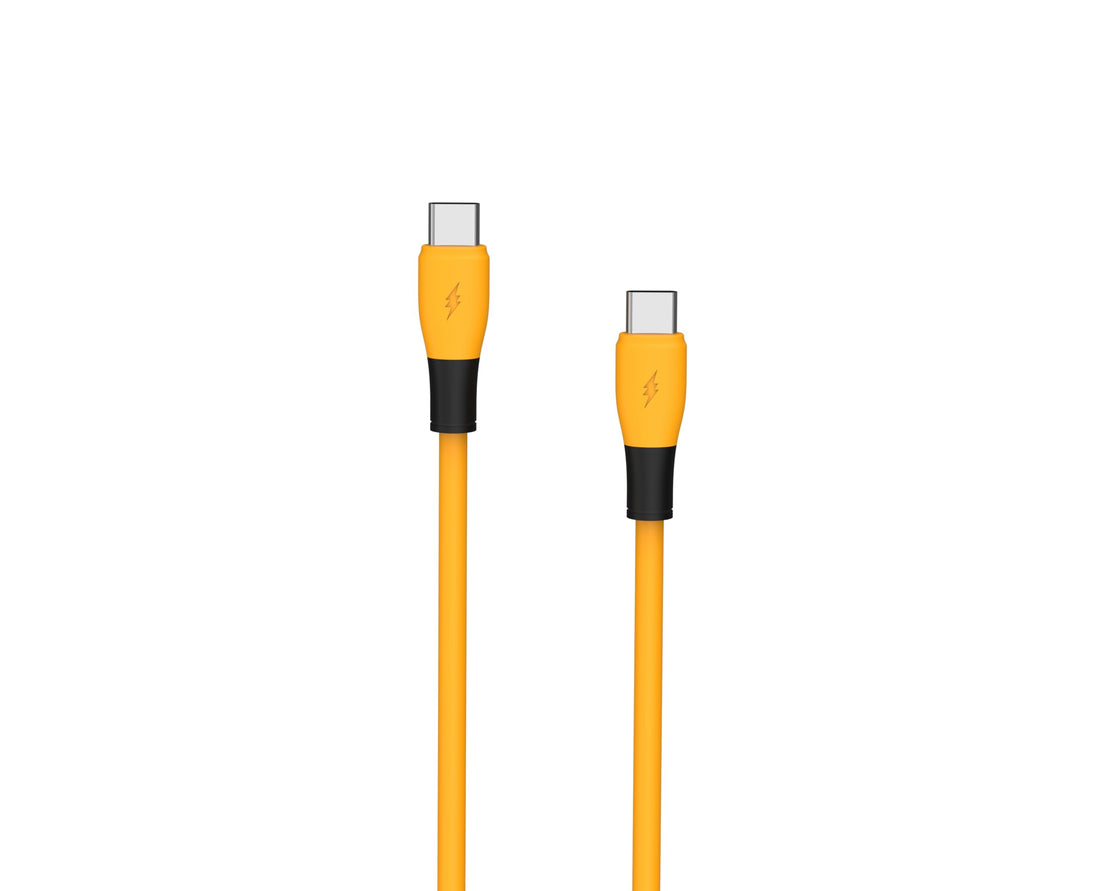 G-Power GP-C31 (USB-C to USB-C) 65W Fast Charging Cable, Compatible With iPhone 15 series, Samsung Galaxy and Note series, and Google Pixel phones, 1.2M - Yellow