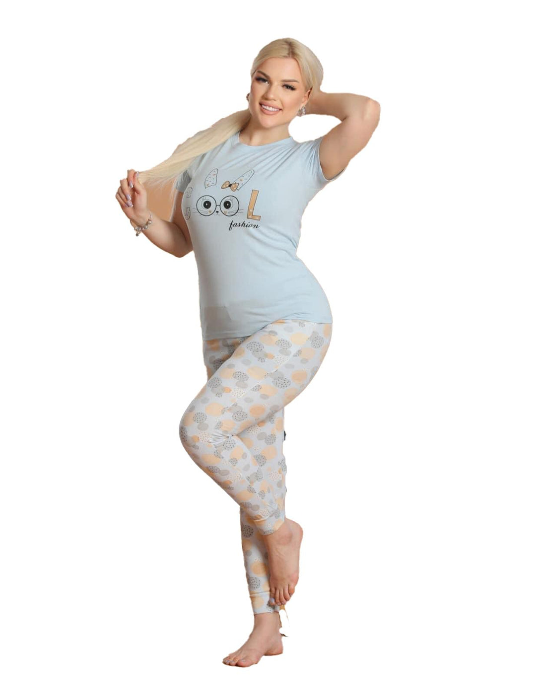Summer Pajamas Soft Cotton Very Comfortable For Women And Girls - Code 6014 From 9Street Corner