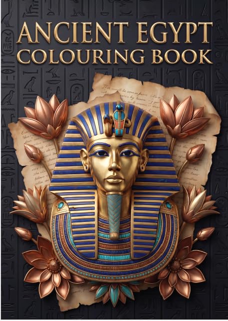 Ancient Egypt 50 Pages Coloring Book - Bedaya