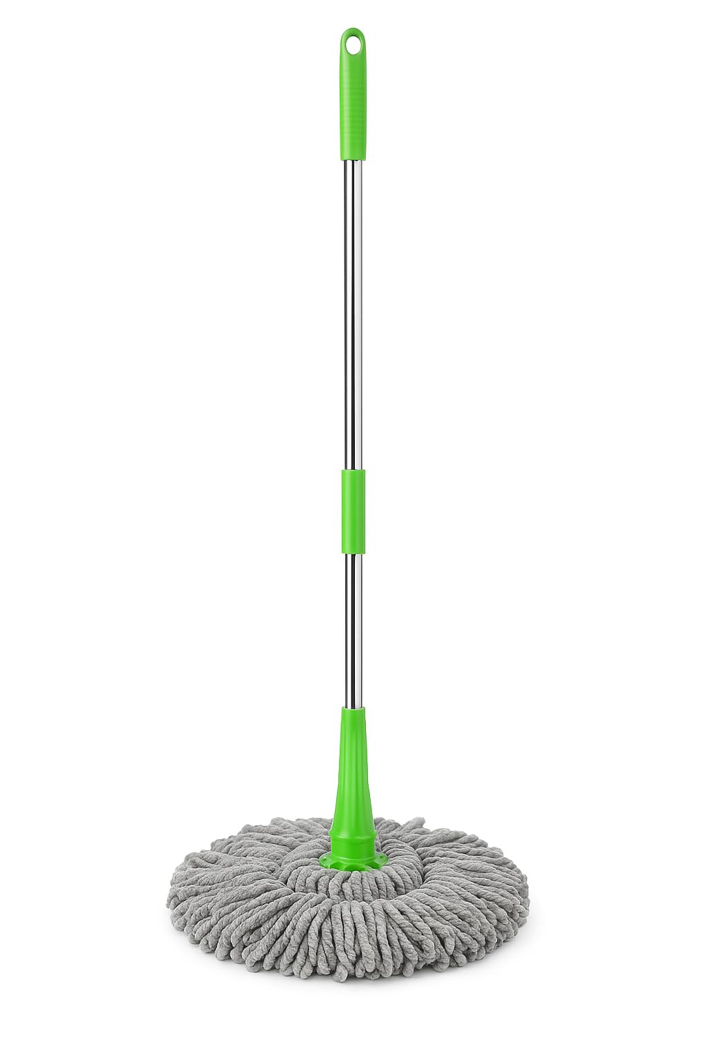 Mops for Floor Cleaning, Microfiber Mop for Floor Cleaning, 360 Rotatable Stainless Steel Handle, 2 in 1 Wet and Dry Use for Home Tile and Wooden Floors