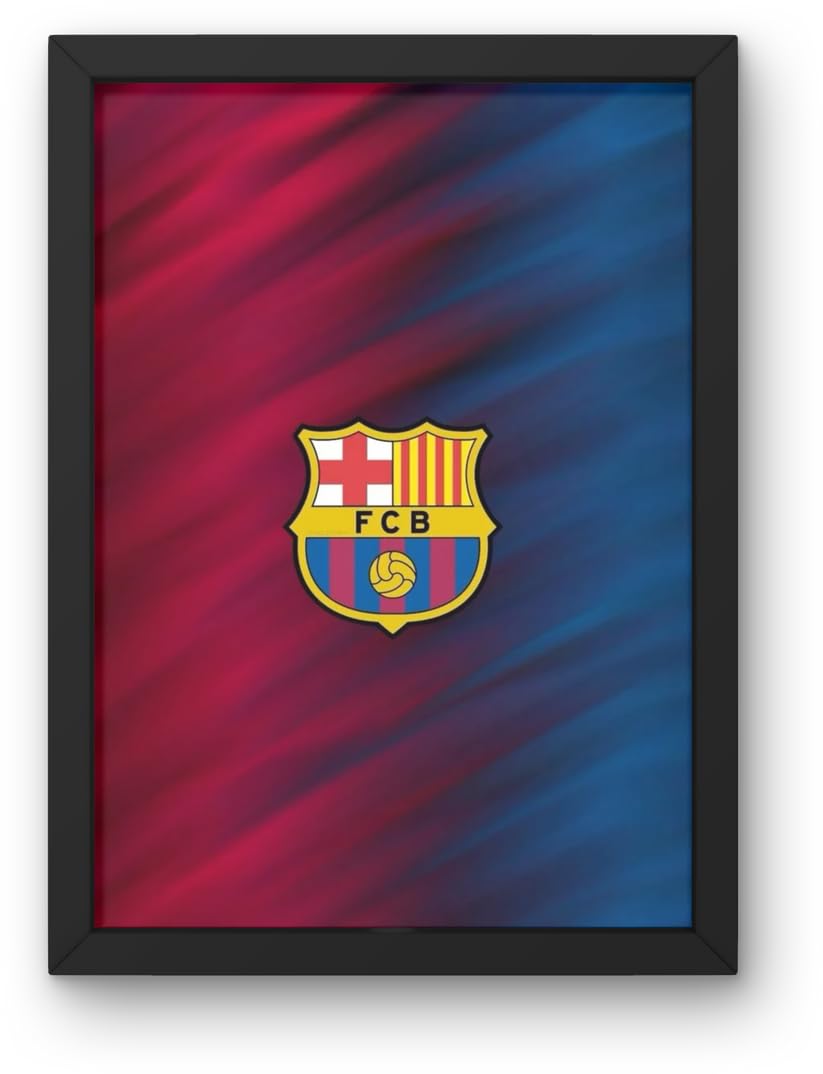 Logo Framed Art Print, 30x40 cm, Black Frame, Team Crest Wall Decor