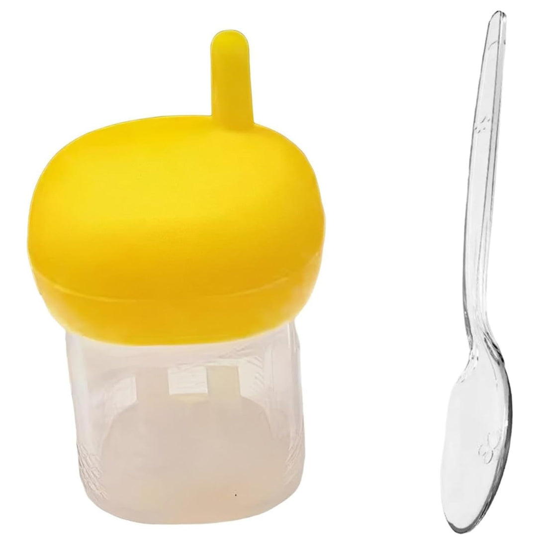 Emliy Pets Pet Feeding Bottle Pet Nursing Bottle Multipurpose Bunny Silicone Nursing Milk Bottle Milk Water Bottle for Small Animals Pets Farm Accs, (Yellow)