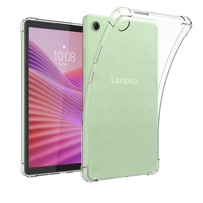 for Lenovo Tab K9 8.7 2025(TB305XU/FU) Lenovo Tab One 8.7 inch, Ultra Thin Silicone Shockproof Transparent Case, Anti-scratch