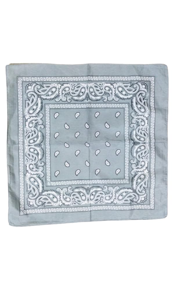 Unisex Paisley Bandana – Black Polyester Headwrap for Summer | Lightweight, Breathable Scarf for Men & Women | Stylish Outdoor & Fashion Accessory
