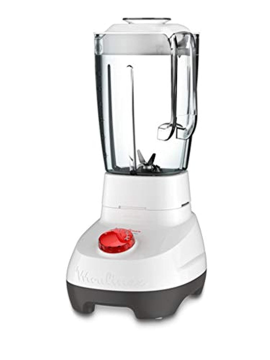 MOULINEX Blender | Super Blender 2 L Blender Smoothie Maker | Mixer |700 W | 2 Attachments | White/Black | 2 Years Warranty | LM207128