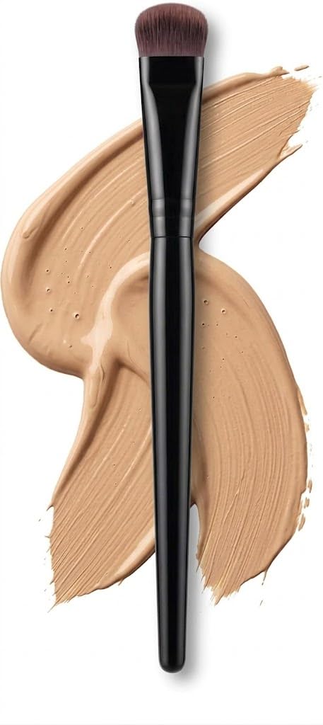1 Piece Eyebrow Brush & Eyeshadow AND CONCELEAR Makeup Brush Set With Soft Synthetic Hairs & Real Wood Handle for Eyeshadow, Eyebrow, Eyeliner, Blending