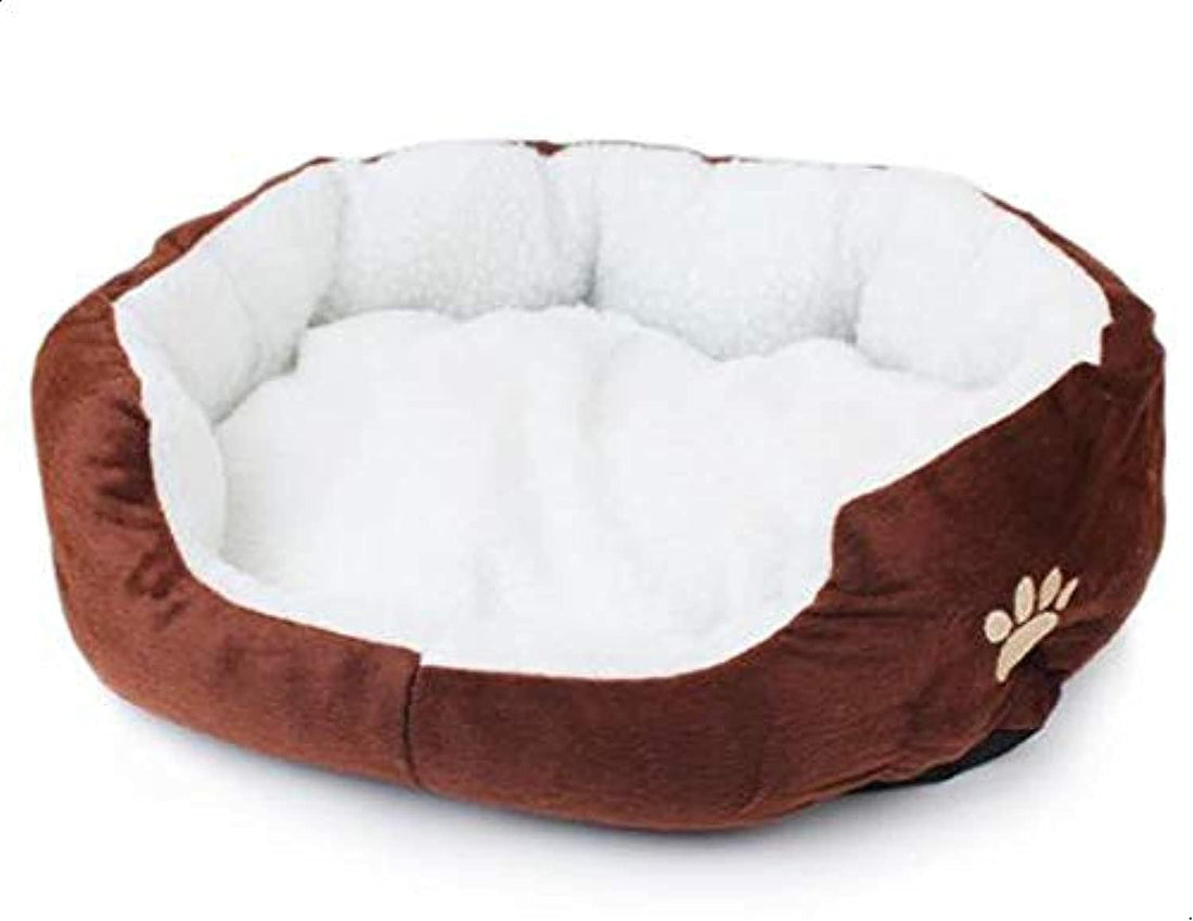 Candy Cashmere Sofa Pet Beds - Brown