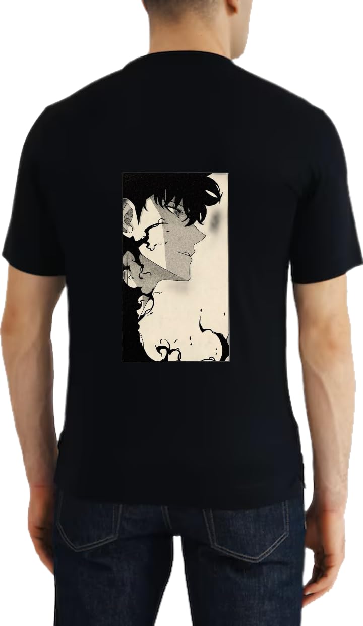 Solo Leveling T-shirt back Black
