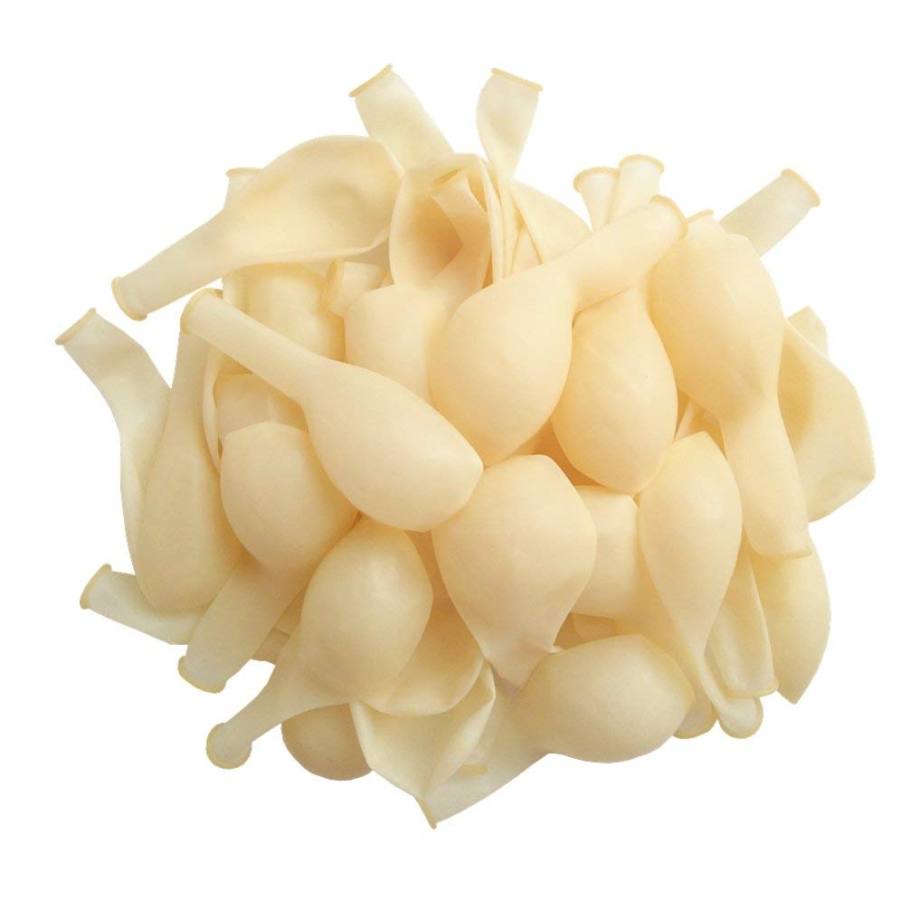 Latex Helium Balloons for Decorations 12in, Clear- 100 ct