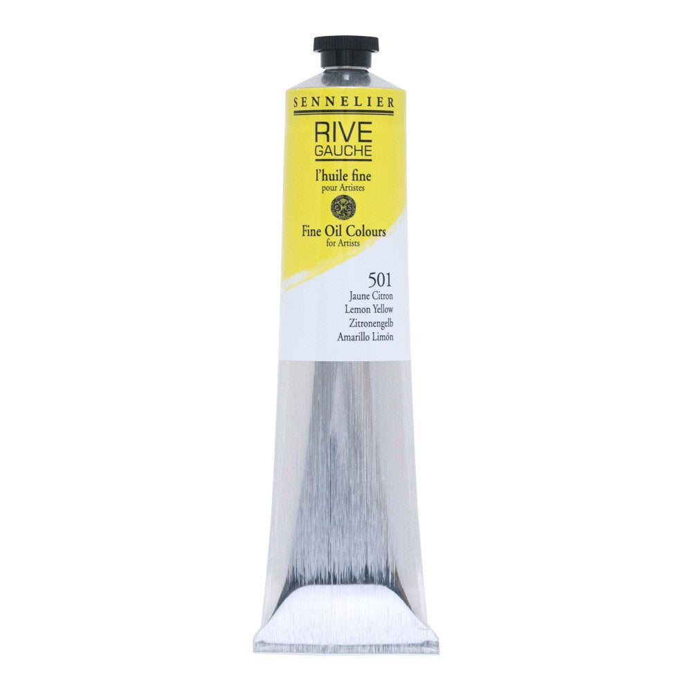 Sennelier Rave Gouache Oil Color, 200 ml, Lemon Yellow, 200.0 ml