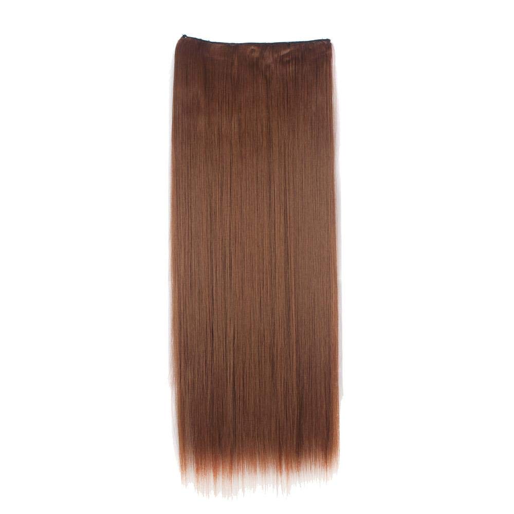Ladies Light Brown Soft Elegant Hair Extensions Long Straight Wig 72-76 CM