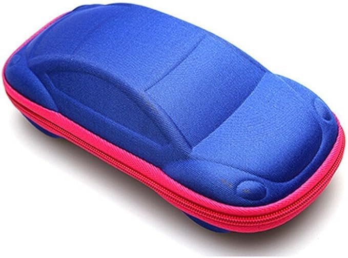 Cute Sunglasses Cases for Kids Boys Girls Car Shape Lightweight Glasses Box Vintage Portable Zipper Glasses Case,Exclusive from Seller INFINITYHANDMADE Only