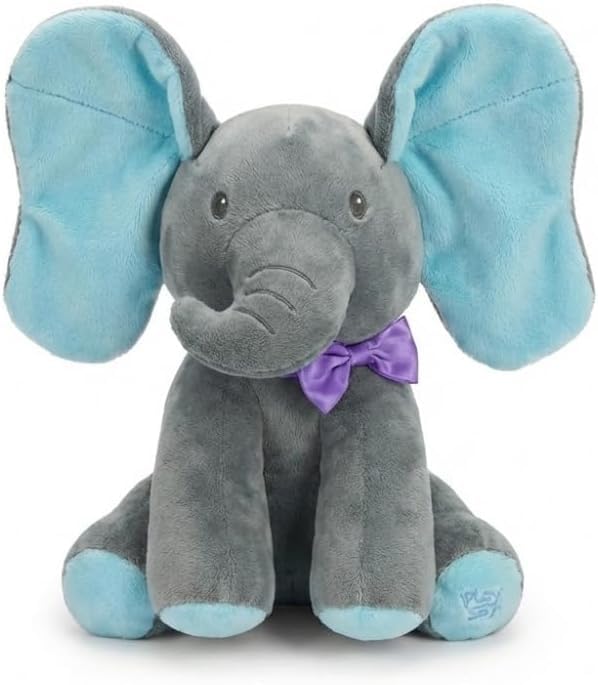 Singing animal – an interactive stuffed elephant featuring music, dance movements and ear movements, designed with a gentle and safe texture to develop the senses of infants and young children in fun