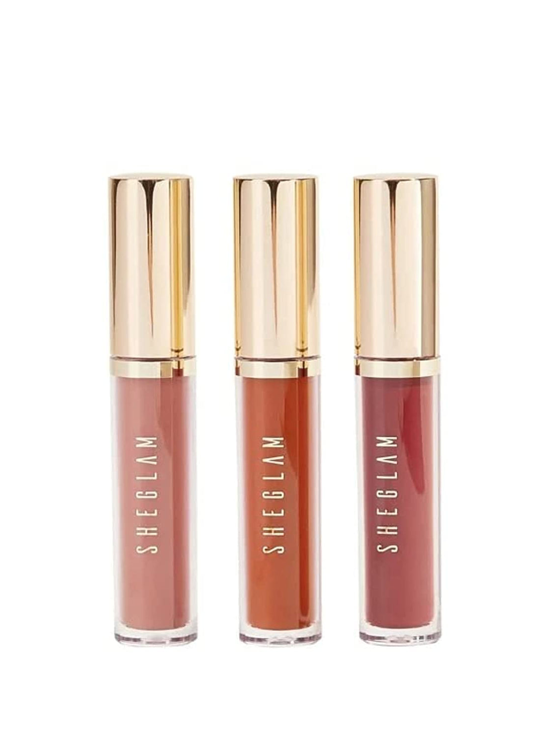 Sheglam Matte Allure Mini Liquid Lipstick Set Nude Beach 2.3Ml*3
