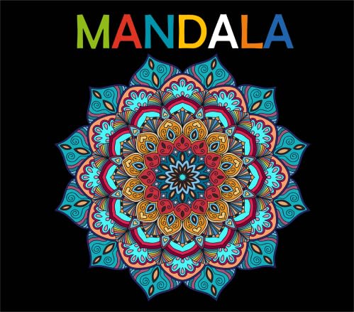 Mandala Coloring Chests Adult and Youth 12 Comfortable Painting Classic Graphic Nw 313