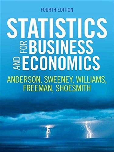 Statistics for Business and Economics ,Ed. :4