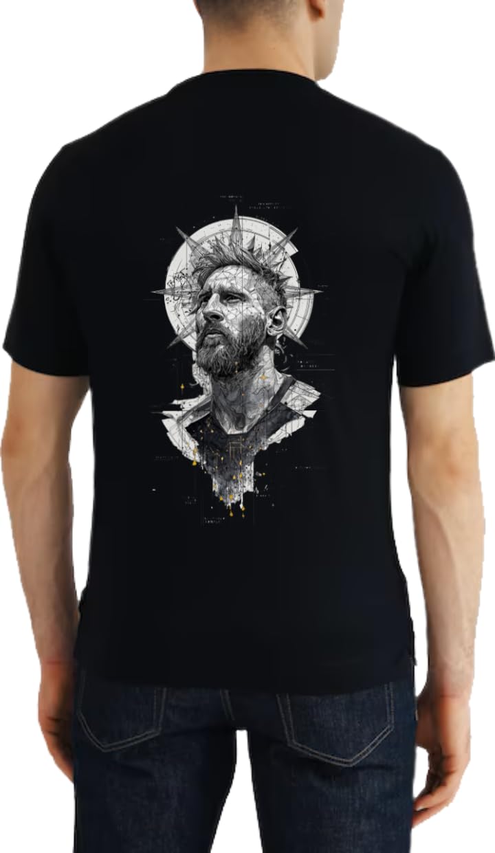 GOAT T-shirt back Black