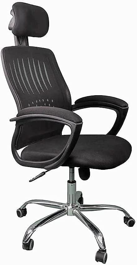 varna Office Chair Black with Headrest T010