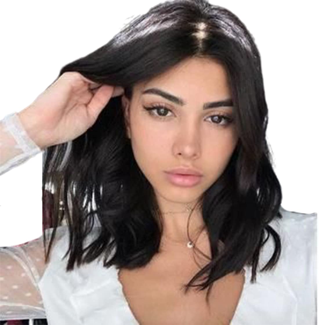 ECIF Wavy Shoulder Wig - Brown