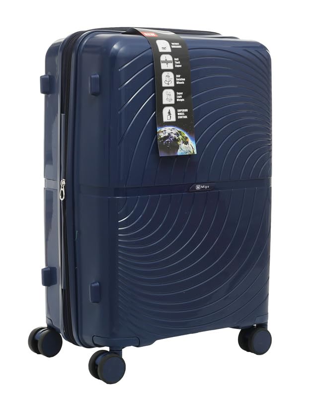Migo Hard Luggage Blue size 24