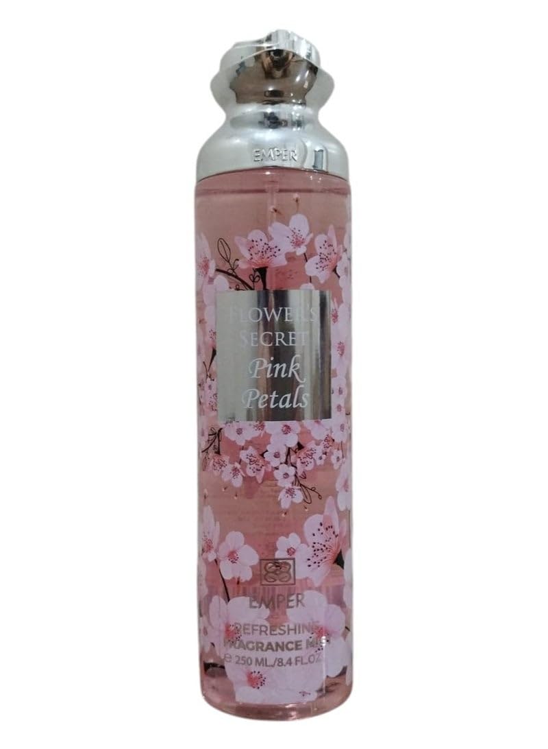 Flower's Secret Pink Petals Refreshing Fragrance Mist For Women - 250 ML