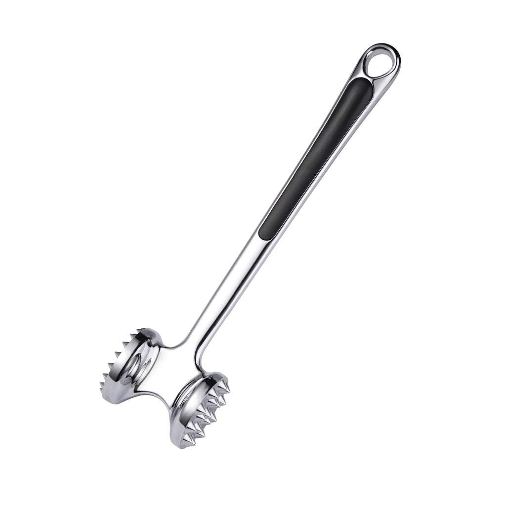 Meat hammer Stainless Steel Meat Tenderizer, Dual-Sided Meat Mallet, Lightweight Meat Hammer, Perfect Kitchen Tenderizer Tool For Chicken,Steak,Pork Hammer and meat mallet