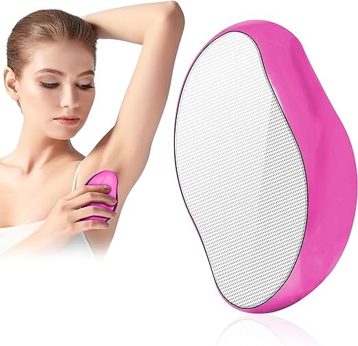 M-M Epilator Painless Hair Removal Exfoliation, Portable, Pink