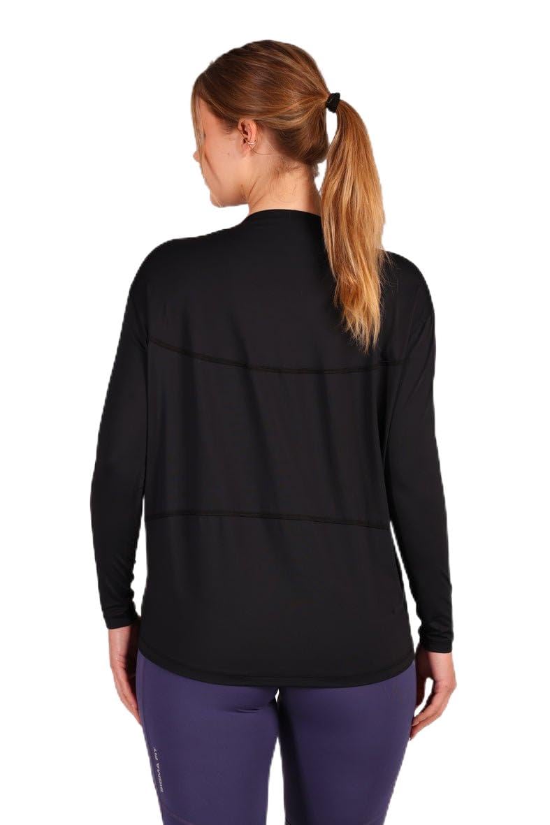 Sigma Fit motion guard long sleeve sweatshirt black WLS-W25-14