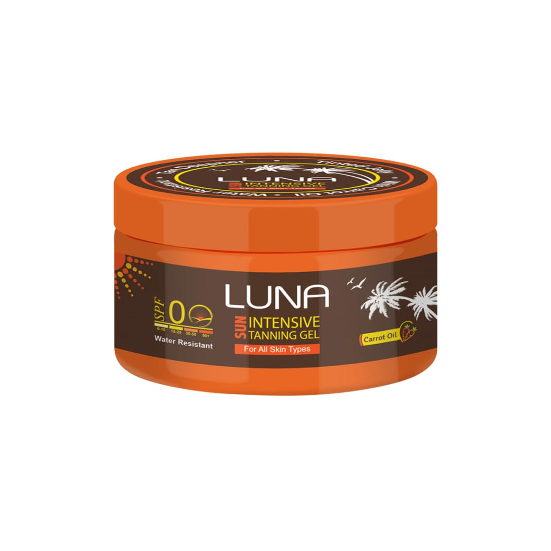 Luna intensive tanning gel, 130 gm