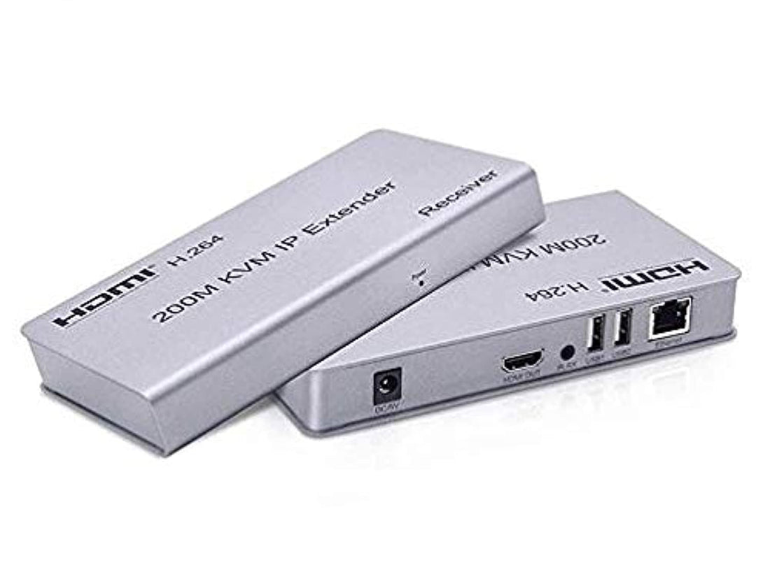 Tobo HDMI USB KVM Extender Up to 200M Over TCP/IP, Supports H.264, IR & 1080p Resolution