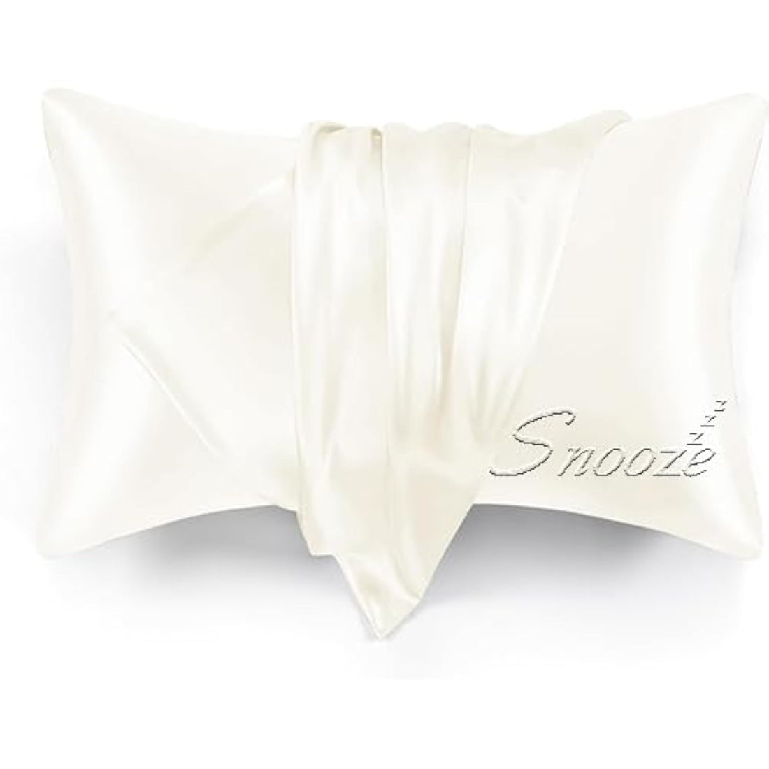 Snooze, Satin Pillowcase for Hair and Skin, 48 * 70 cm, off-white