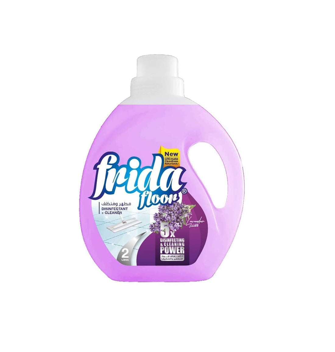 Frida floor cleaner and disinfectant lavender - 2 litre
