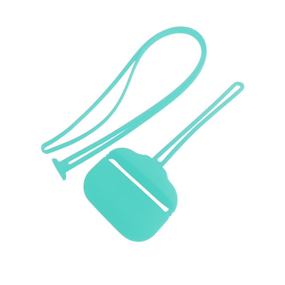 V Volt Flexible Silicone Case for Wireless Earbuds with Adjustable Neck Strap Compatible with 2 AirPods Pro, Anti-Lost Protective Cover, Convenient to Carry on the Go and Sports. (Genzary)