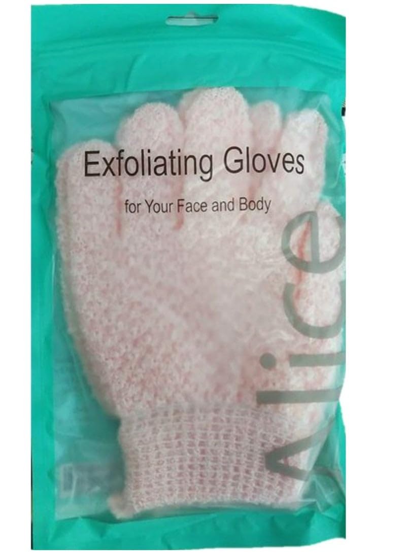 Exfoliating Gloves Scrub For Your Face And Body (Packaging may vary)