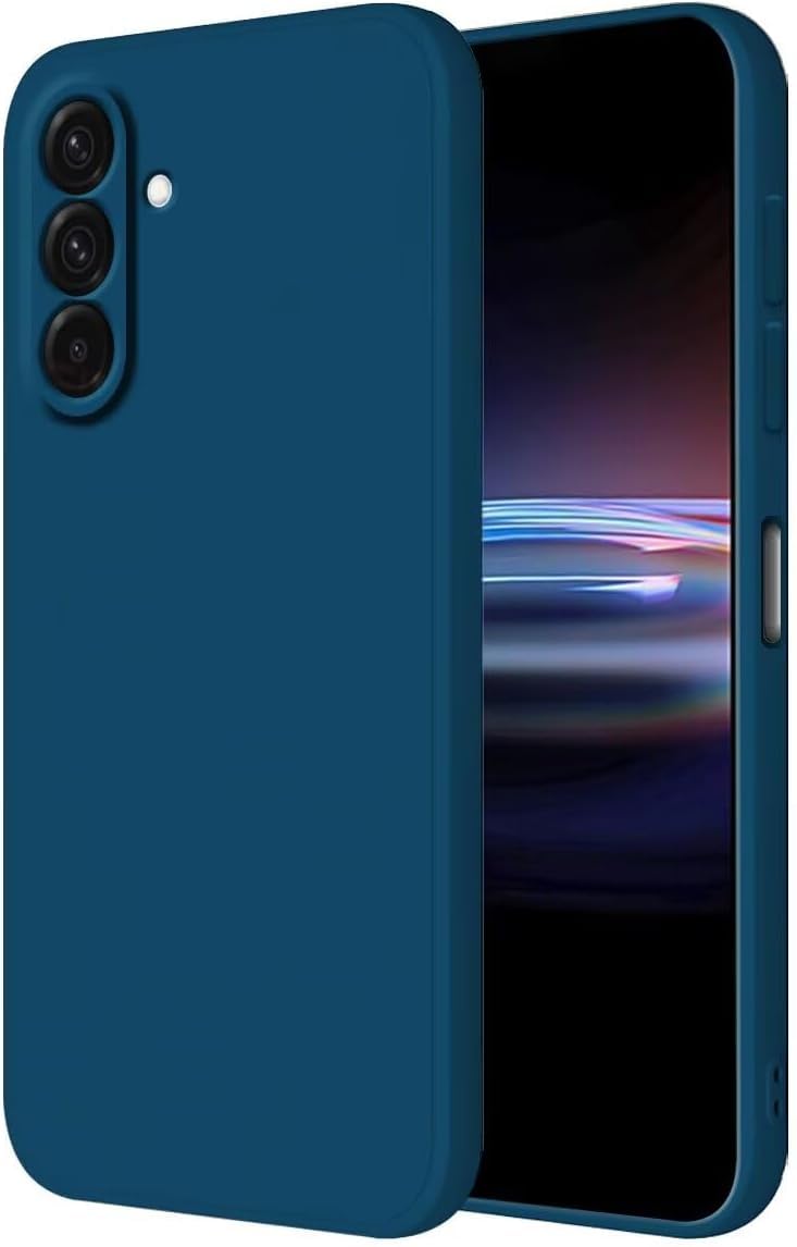 Silicone Case Compatible with Samsung A26 Case Cover Scratch, Shock and Drop Protection Phone Case Soft Matte Finish Inside to Keep Phone Back from Scratching.(Green) (Blue)